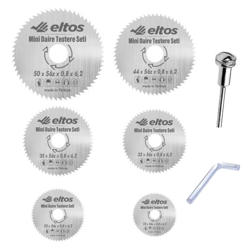 ELTOS MİNİ DAİRE TESTERE SET 7'Lİ